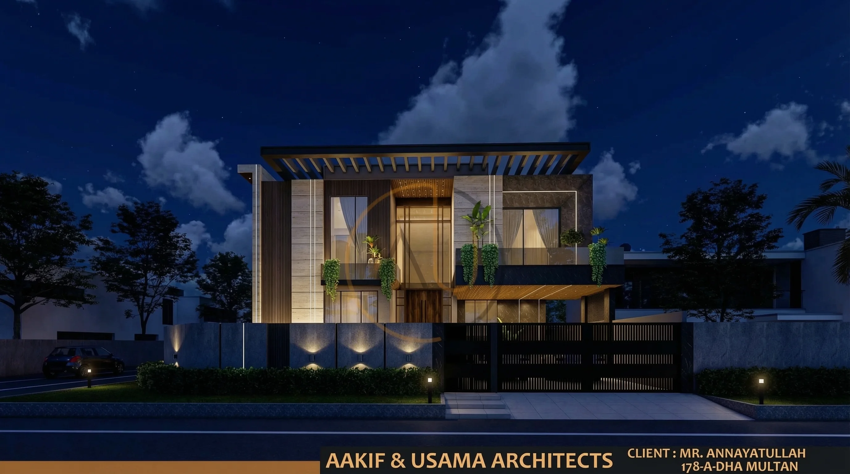1 KANAL RESIDENTIAL (Plot A-178) night view