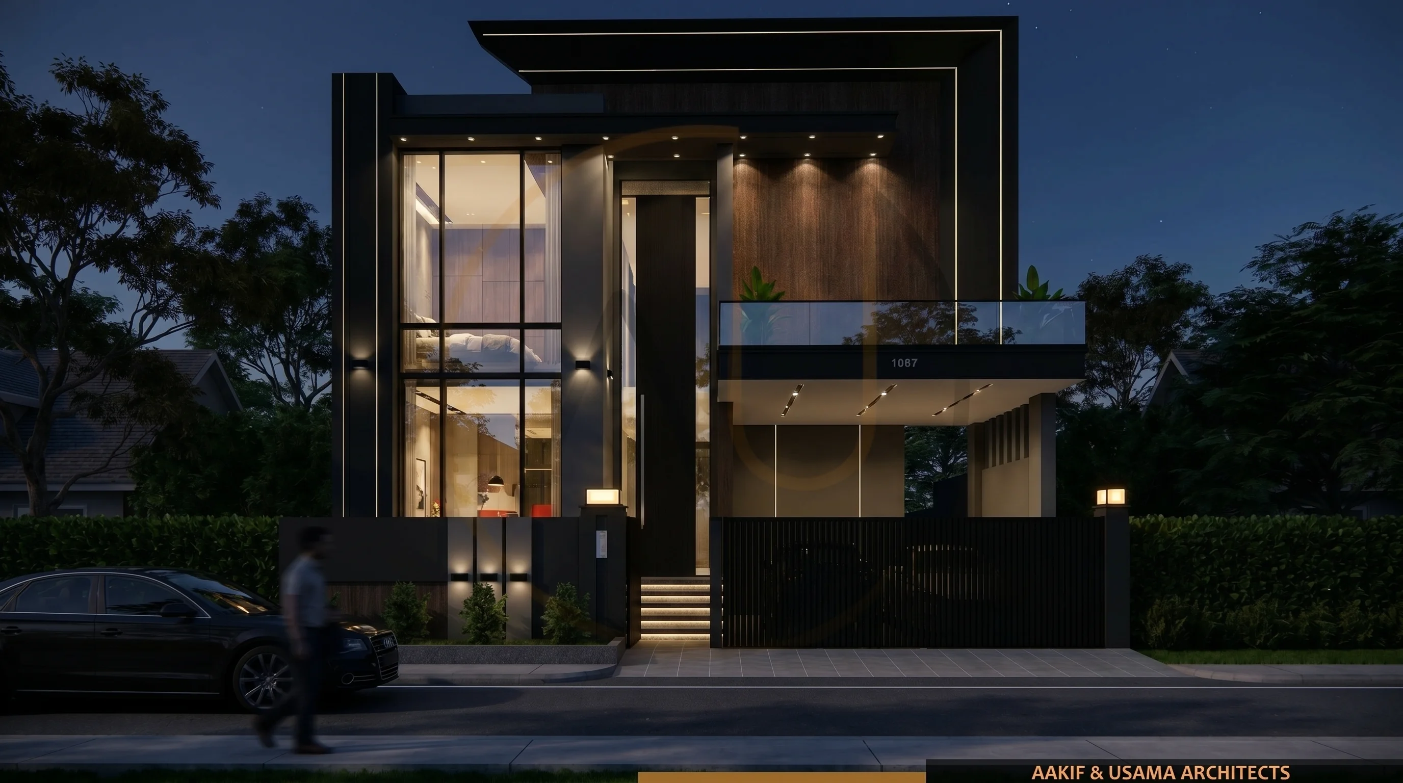 10 MARLA RESIDENTIAL (Plot B1-1057) night view