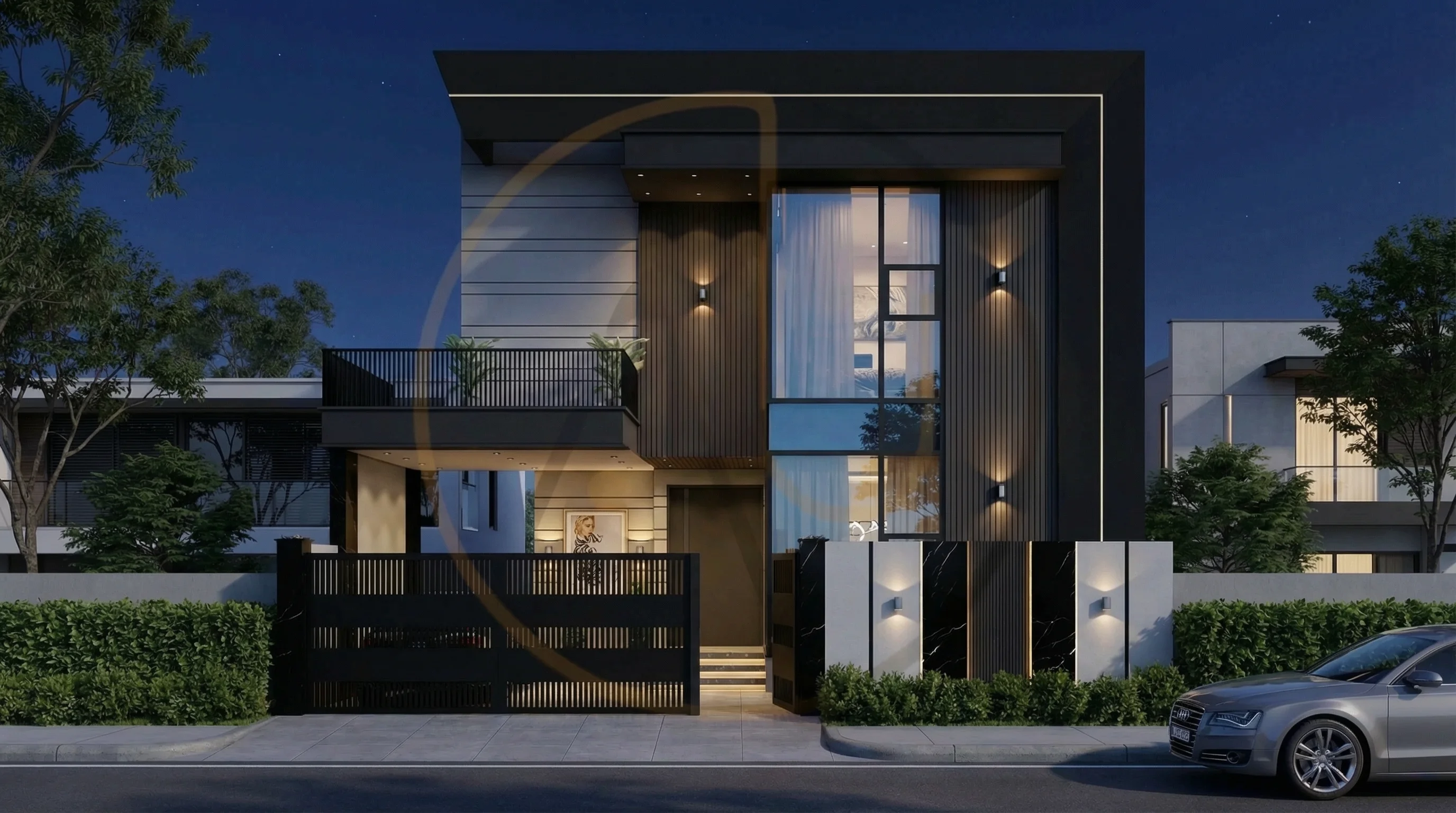 10 MARLA RESIDENTIAL (Plot U-497) night view