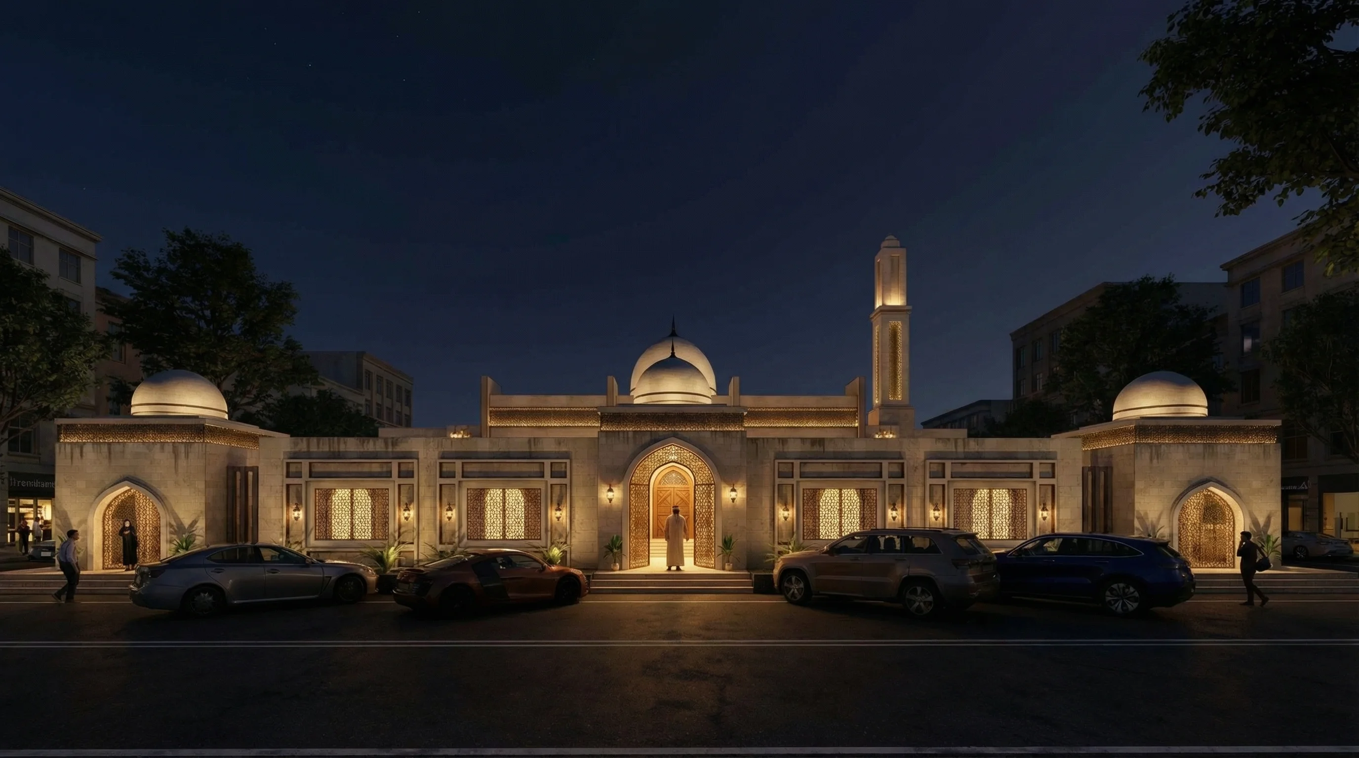 MANIK MOSQUE night view