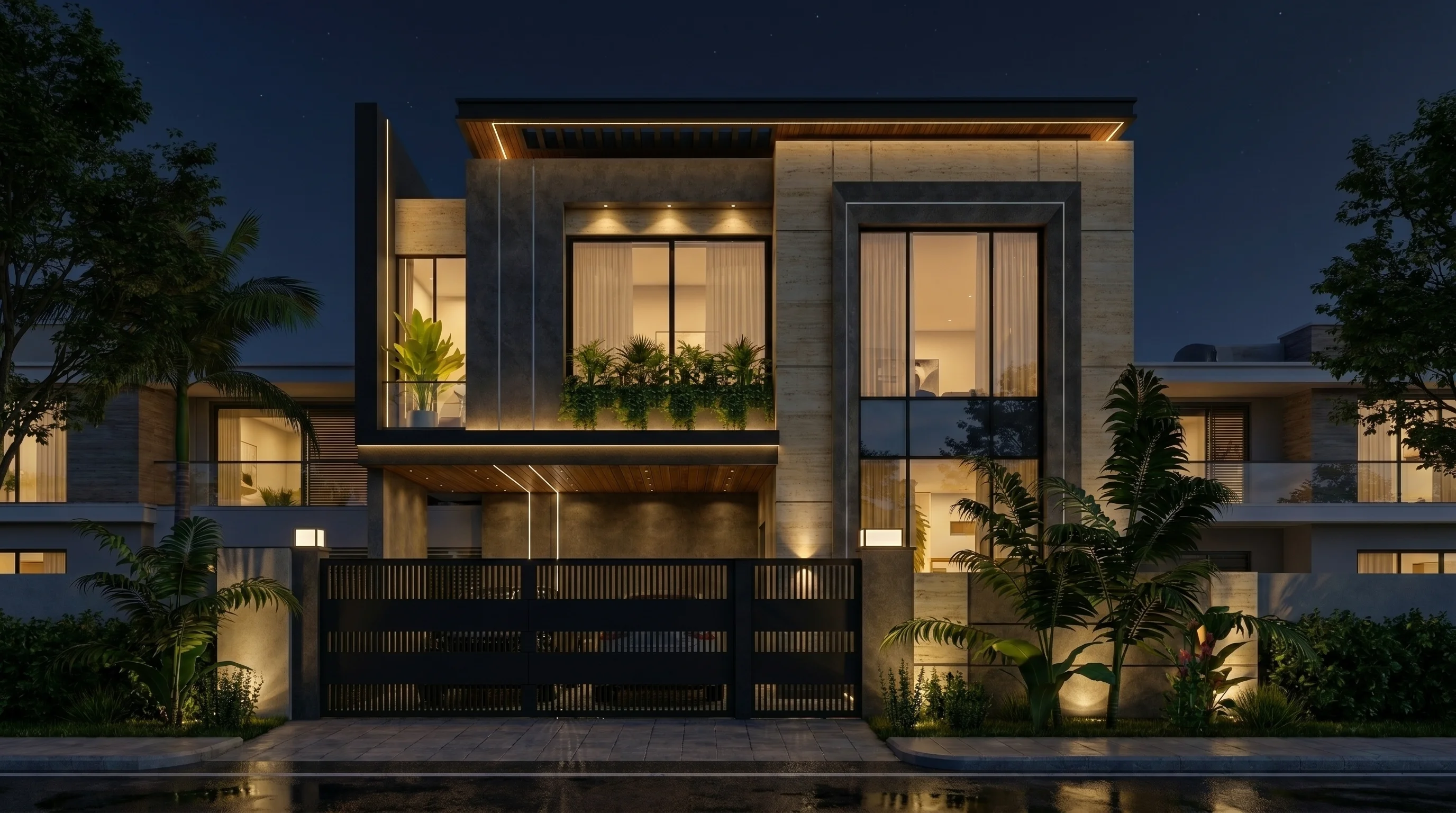 10 MARLA RESIDENTIAL night view