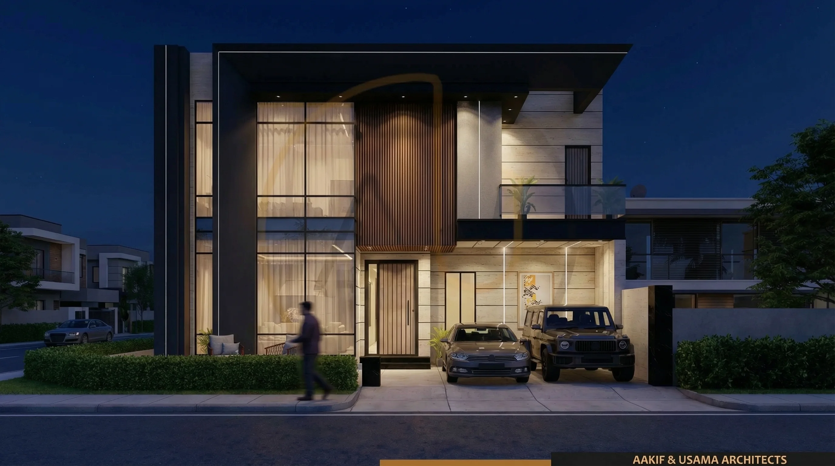 15 MARLA RESIDENTIAL (Plot J-235) night view