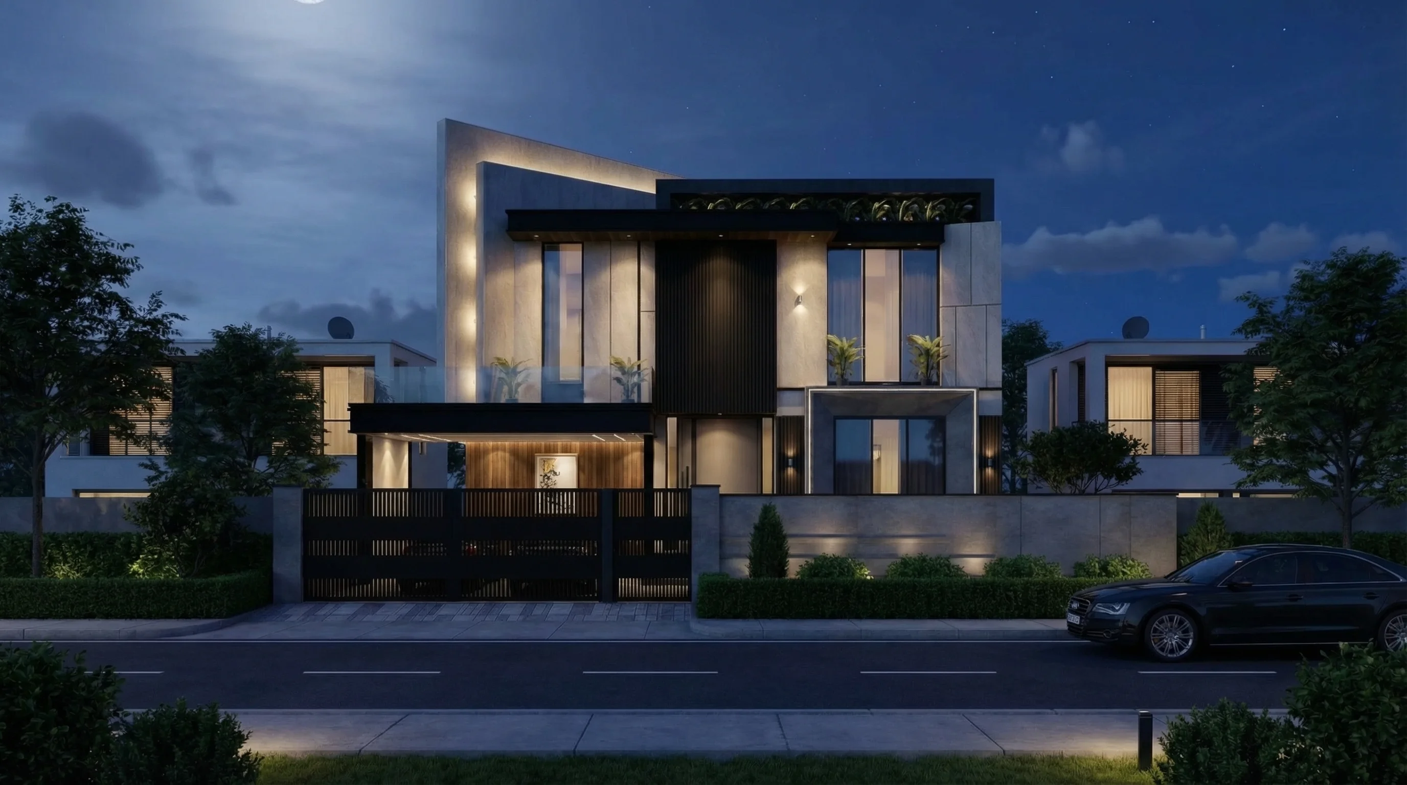 1 Kanal RESIDENTIAL (Plot N-800) night view